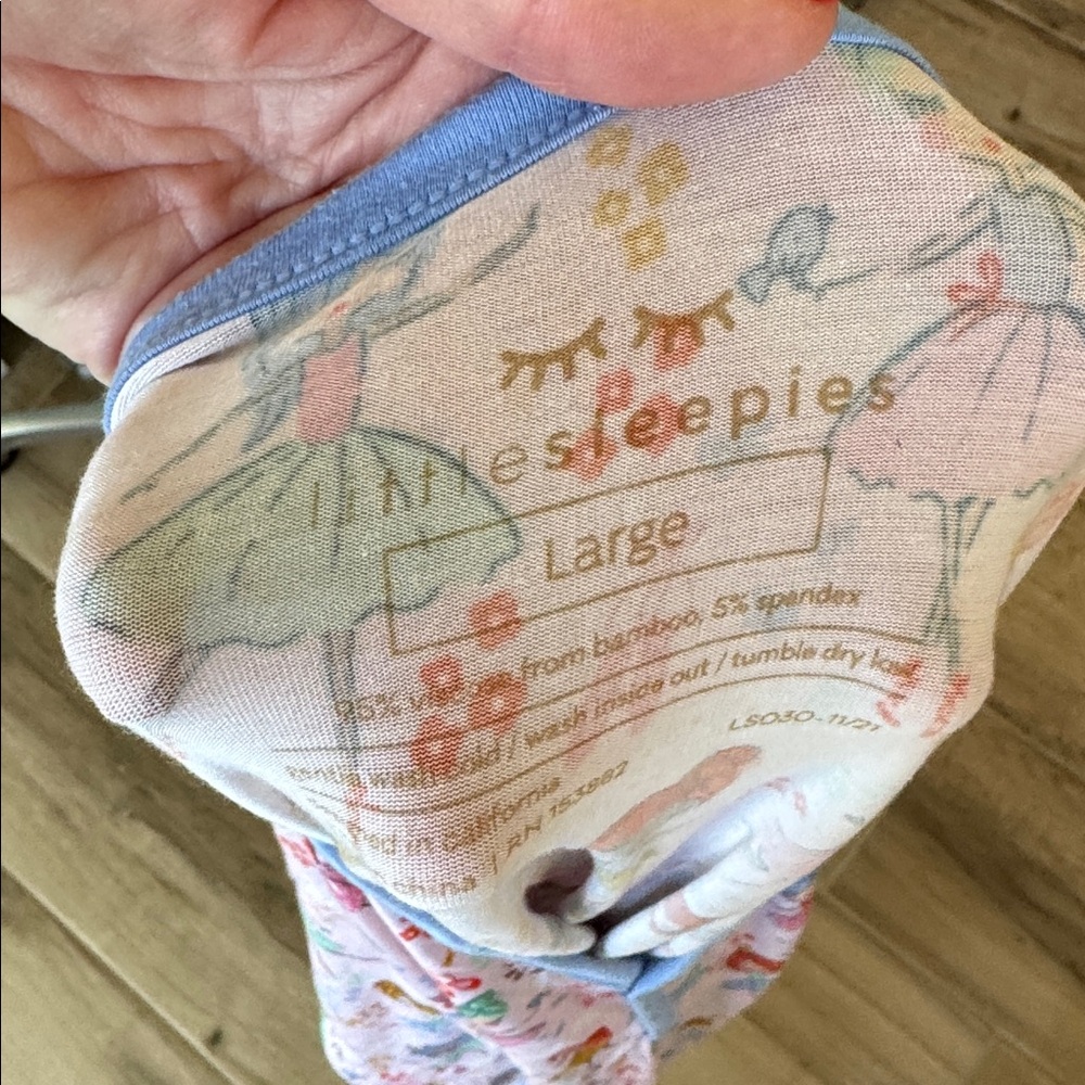 Little Sleepies L Prima Ballerina print women’s pj set - Picture 5 of 6